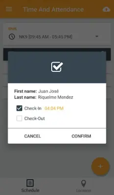 Time And Attendance android App screenshot 3